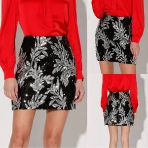 Walter Baker Letty Sequin Skirt